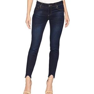 Kut from the Kloth Dark Blue Ankle Skinny Jeans